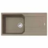 Franke Urban 1 Bowl Inset Fragranite Kitchen Sink Reversible UBG 611-100 - Oyster - 114.0689.388