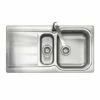 Rangemaster Glendale 1.5 Bowl Stainless Steel Kitchen Sink - GL9502/