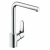 Hansgrohe Focus M41 EcoSmart Single Lever Kitchen Mixer Tap 280 Single Spray Mode - Chrome - 31827000