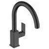 Hansgrohe Vernis Shape M35 Single Lever Kitchen Mixer Tap 210 With Swivel Spout - Matt Black - 71871670