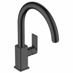 Hansgrohe Vernis Shape M35 Single Lever Kitchen Mixer Tap 210 With Swivel Spout - Matt Black - 71871670