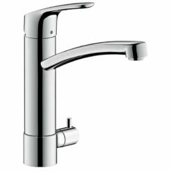 Hansgrohe Focus M41 Single Lever Kitchen Mixer Tap 200 With Shut-Off Valve - Chrome - 31803000