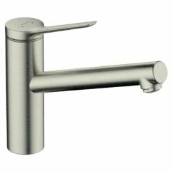 Hansgrohe Zesis M33 Single Lever Kitchen Mixer Tap 150 1Jet - Stainless Steel - 74802800