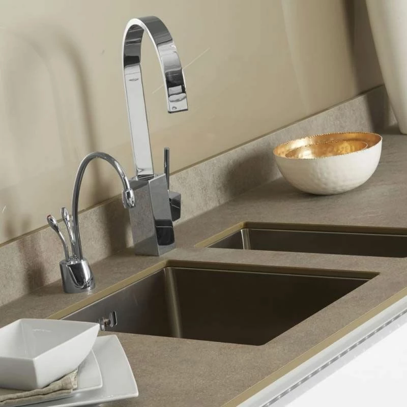 InSinkErator HC1100 Steaming Hot/Cold Kitchen Tap W/ NeoTank & Filter Pack - Chrome - 44318+45094 - Image 5