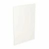 Kitchen Kit Slab 600mm Base Cabinet End Panel Only - Super Gloss - White - Flatpacked - FKKF0028