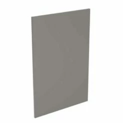 Kitchen Kit Slab 600mm Base Cabinet End Panel Only - Super Gloss - Dust Grey - Flatpacked - FKKF0328