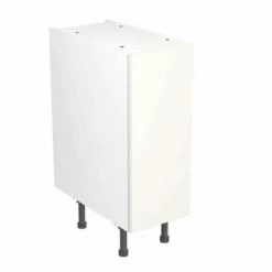 Kitchen Kit Slab 300mm Base Cabinet - Ultra Matt - White - Flatpacked - FKKF0501