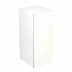 Kitchen Kit Slab 300mm Wall Cabinet - Ultra Matt - White - Flatpacked - FKKF0511