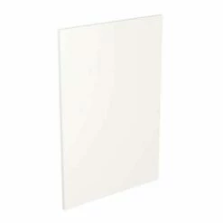 Kitchen Kit Slab 600mm Base Cabinet End Panel Only - Ultra Matt - White - Flatpacked - FKKF0528