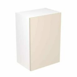 Kitchen Kit Slab 500mm Wall Cabinet - Ultra Matt - Cashmere - Flatpacked - FKKF0613