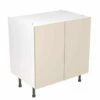 Kitchen Kit Slab 800mm Base Cabinet - Ultra Matt - Cashmere - Flatpacked - FKKF0636