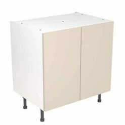 Kitchen Kit Slab 800mm Base Cabinet - Ultra Matt - Cashmere - Flatpacked - FKKF0636