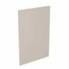 Kitchen Kit Slab 600mm Base Cabinet End Panel Only - Ultra Matt - Light Grey - Flatpacked - FKKF0728