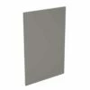 Kitchen Kit Slab 600mm Base Cabinet End Panel Only - Ultra Matt - Dust Grey - Flatpacked - FKKF0828