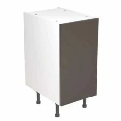 Kitchen Kit Slab 400mm Base Cabinet - Ultra Matt - Graphite - Flatpacked - FKKF0902