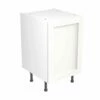 Kitchen Kit Shaker 500mm Base Cabinet - Ultra Matt - White - Flatpacked - FKKH0503