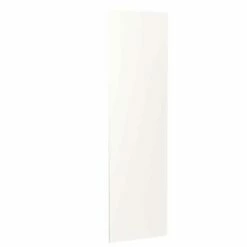 Kitchen Kit Shaker 2400mm Larder Cabinet End Panel - Ultra Matt - White - Flatpacked - FKKH0530
