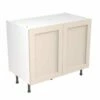 Kitchen Kit Shaker 1000mm Base Cabinet - Ultra Matt - Cashmere - Flatpacked - FKKH0608