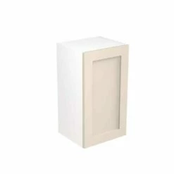 Kitchen Kit Shaker 400mm Wall Cabinet - Ultra Matt - Cashmere - Flatpacked - FKKH0612