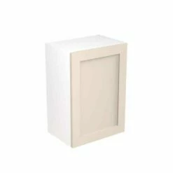Kitchen Kit Shaker 500mm Wall Cabinet - Ultra Matt - Cashmere - Flatpacked - FKKH0613