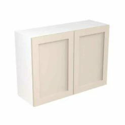 Kitchen Kit Shaker 1000mm Wall Cabinet - Ultra Matt - Cashmere - Flatpacked - FKKH0615