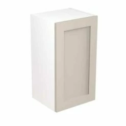 Kitchen Kit Shaker 400mm Wall Cabinet - Ultra Matt - Light Grey - Flatpacked - FKKH0712