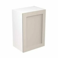 Kitchen Kit Shaker 500mm Wall Cabinet - Ultra Matt - Light Grey - Flatpacked - FKKH0713