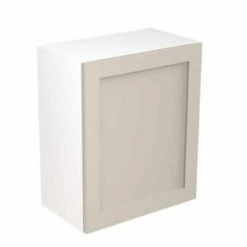 Kitchen Kit Shaker 600mm Wall Cabinet - Ultra Matt - Light Grey - Flatpacked - FKKH0714