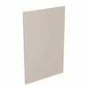 Kitchen Kit Shaker 600mm Base Cabinet End Panel Only - Ultra Matt - Light Grey - Flatpacked - FKKH0728