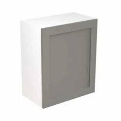 Kitchen Kit Shaker 600mm Wall Cabinet - Ultra Matt - Dust Grey - Flatpacked - FKKH0814