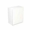Kitchen Kit J-Pull 600mm Wall Cabinet - Super GLoss - White - Flatpacked - FKKJ0014