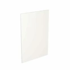 Kitchen Kit J-Pull 600mm Base Cabinet End Panel Only - Super Gloss - White - Flatpacked - FKKJ0028