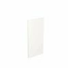 Kitchen Kit J-Pull 800mm Wall Cabinet End Panel Only - Super Gloss - White - FKKJ0044