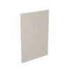 Kitchen Kit J-Pull 600mm Base Cabinet End Panel Only - Super Gloss - Light Grey - Flatpacked - FKKJ0228