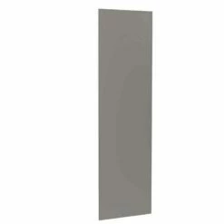 Kitchen Kit J-Pull 2400mm Larder Cabinet End Panel Only - Super Gloss - Dust Grey - Flatpacked - FKKJ0330