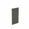 Kitchen Kit J-Pull 800mm Wall Cabinet End Panel Only - Super Gloss - Graphite - FKKJ0444