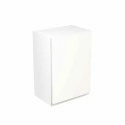 Kitchen Kit J-Pull 500mm Wall Cabinet - Ultra Matt - White - Flatpacked - FKKJ0513