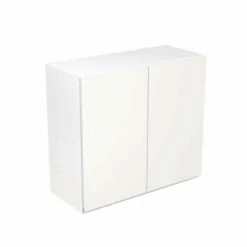 Kitchen Kit J-Pull 800mm Wall Cabinet - Ultra Matt - White - Flatpacked - FKKJ0538