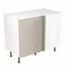 Kitchen Kit J-Pull 1000mm Blind Corner Base Cabinet - Ultra Matt - Light Grey - Flatpacked - FKKJ0709