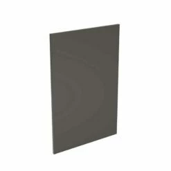 Kitchen Kit J-Pull 600mm Base Cabinet End Panel Only - Ultra Matt - Graphite - Flatpacked - FKKJ0928