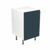 Kitchen Kit J-Pull 500mm Base Cabinet - Ultra Matt - Indigo Blue - Flatpacked - FKKJ1303