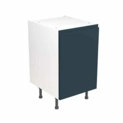 Kitchen Kit J-Pull 500mm Base Cabinet - Ultra Matt - Indigo Blue - Flatpacked - FKKJ1303
