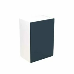 Kitchen Kit J-Pull 500mm Wall Cabinet - Ultra Matt - Indigo Blue - Flatpacked - FKKJ1313