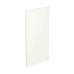 Kitchen Kit Value Slab 800mm Wall Cabinet End Panel Only - Standard Matt - White - FKKM1044