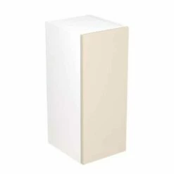 Kitchen Kit Rigid Slab 300mm Wall Cabinet - Ultra Matt - Cashmere - Pre-Assembled - RKKF0611