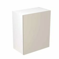 Kitchen Kit Rigid Slab 600mm Wall Cabinet - Ultra Matt - Light Grey - Pre-Assembled - RKKF0714