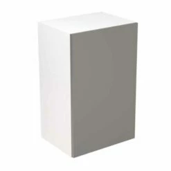 Kitchen Kit Rigid Slab 450mm Wall Cabinet - Ultra Matt - Dust Grey - Pre-Assembled - RKKF0840