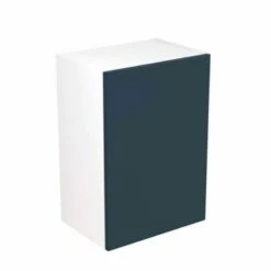 Kitchen Kit Rigid Slab 500mm Wall Cabinet - Ultra Matt - Indigo Blue - Pre-Assembled - RKKF1313