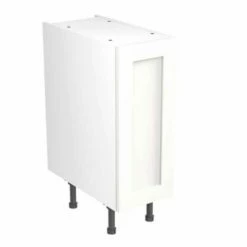 Kitchen Kit Rigid Shaker 300mm Base Cabinet - Ultra Matt - White - Pre-Assembled - RKKH0501