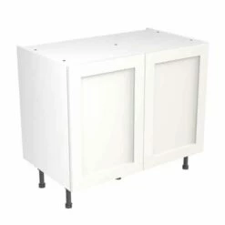 Kitchen Kit Rigid Shaker 1000mm Base Cabinet - Ultra Matt - White - Pre-Assembled - RKKH0508